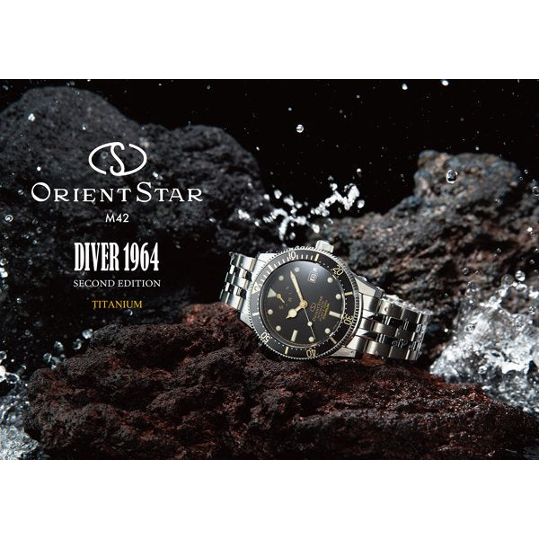 Orient Star Sports M42 Diver 1964 2nd Edition RK-AU0702B Limited Edition Automatic Men's Wristwatch - The Japanese Factory