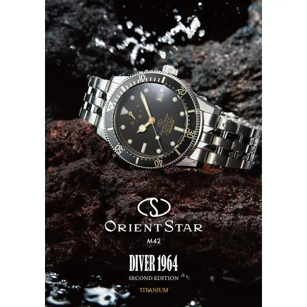 Orient Star Sports M42 Diver 1964 2nd Edition RK-AU0702B Limited Edition Automatic Men's Wristwatch - The Japanese Factory