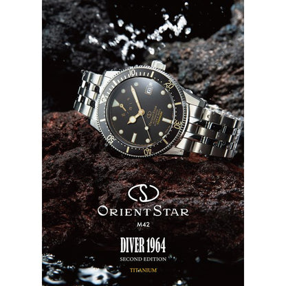 Orient Star Sports M42 Diver 1964 2nd Edition RK-AU0702B Limited Edition Automatic Men's Wristwatch - The Japanese Factory