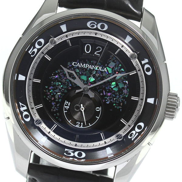 Pre-owned Citizen Campanola Ryuga NZ0000-07F Black Urushi Lacquer Dial Men's Wristwatch