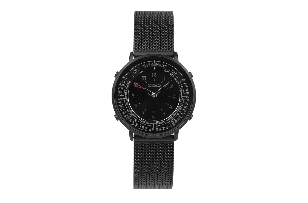 Seiko Metronome Watch - Standard Line Full Metal Mesh Black – The
