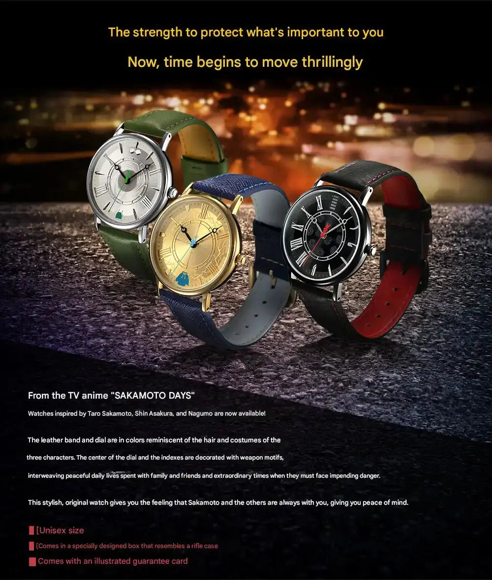 Sakamoto Days Original Anime Wristwatch - The Japanese Factory