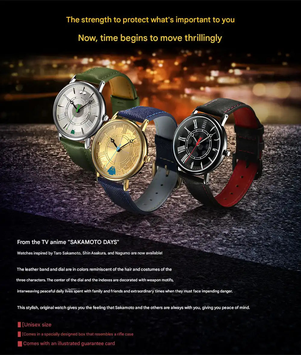 Sakamoto Days Original Anime Wristwatch - The Japanese Factory