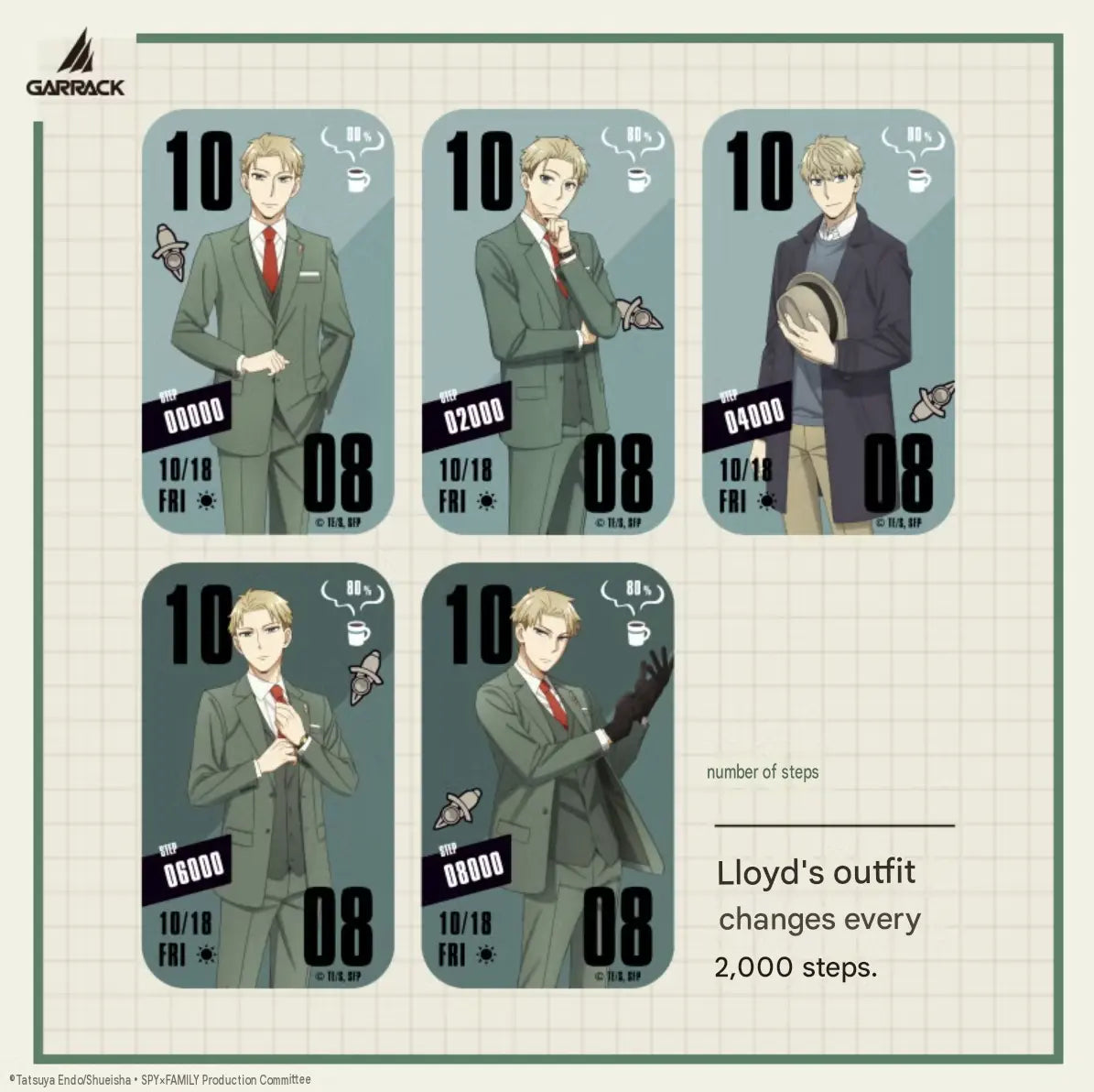 SPY×FAMILY x GARRACK Forger Family Smartwatch Collection