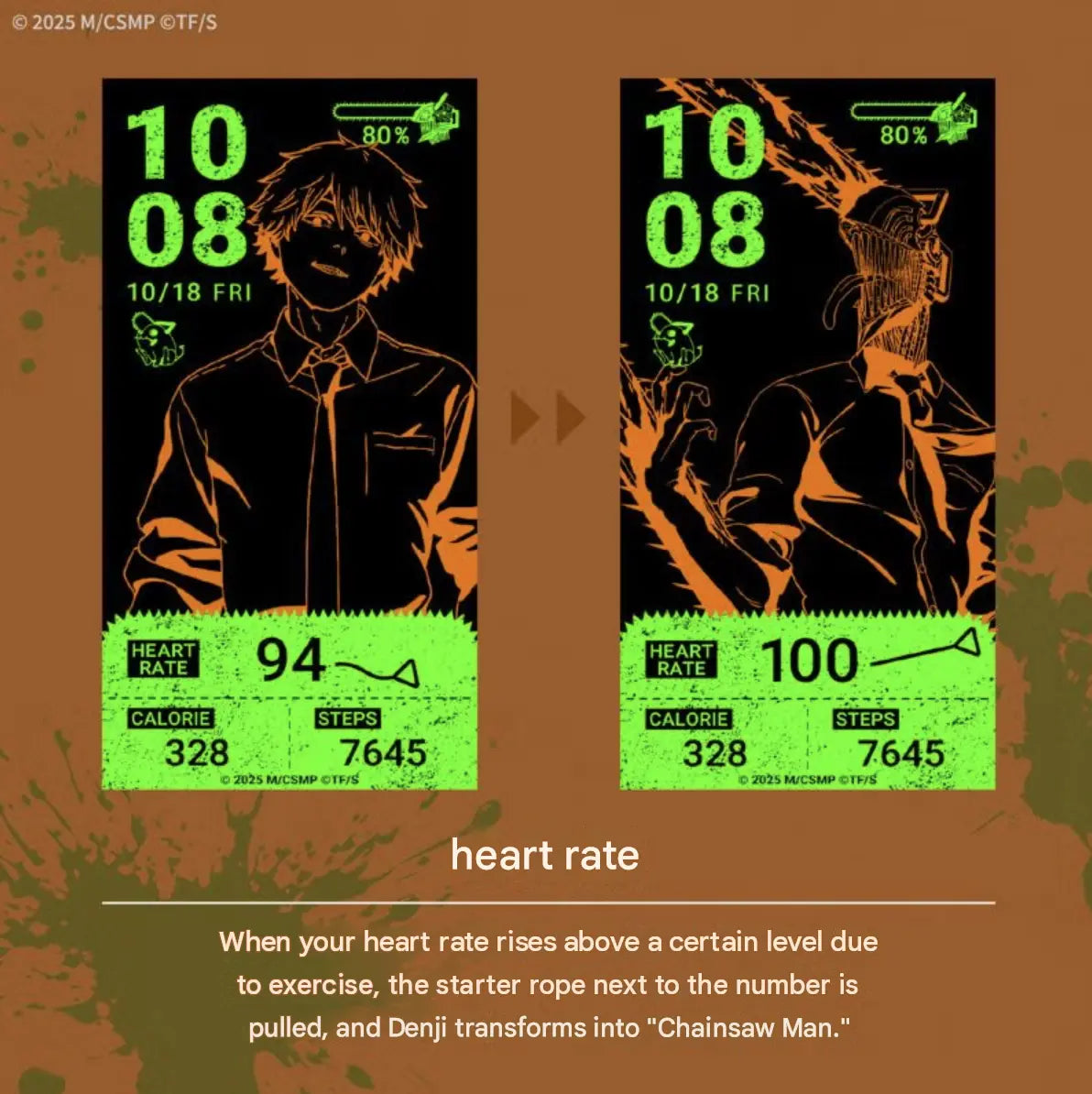 Chainsaw Man Reze Arc Film x GARRACK Smartwatch Collection