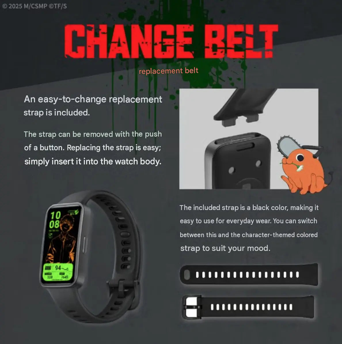 Chainsaw Man Reze Arc Film x GARRACK Smartwatch Collection