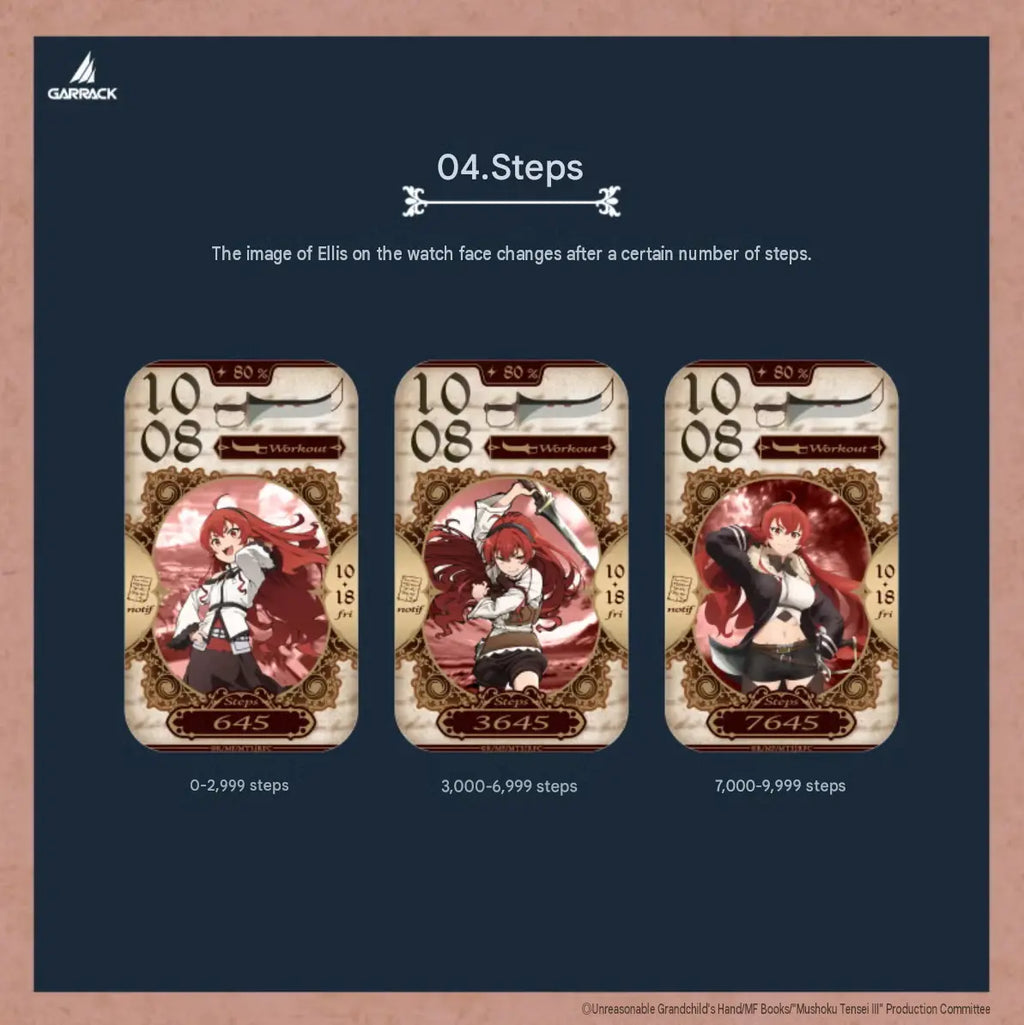 GARRACK x Mushoku Tensei Jobless Reincarnation Smartwatch Collaboration