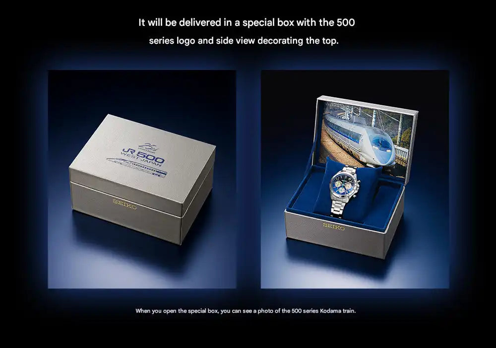 Seiko 500 Series Kodama Shinkansen 25th Anniversary Wristwatch Limited Edition