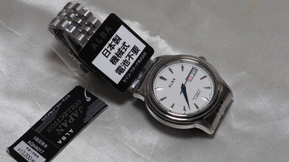 Seiko Alba AQHA017 Automatic Day Date Watch - The Japanese Factory