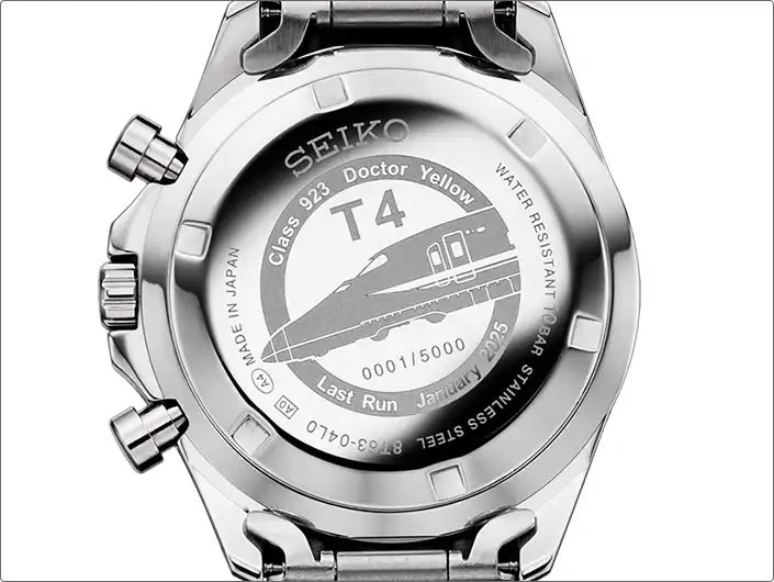 Seiko Class 923 Doctor Yellow T4 Shinkansen Retirement Commemorative Memorial Wristwatch Limited Edition - The Japanese Factory