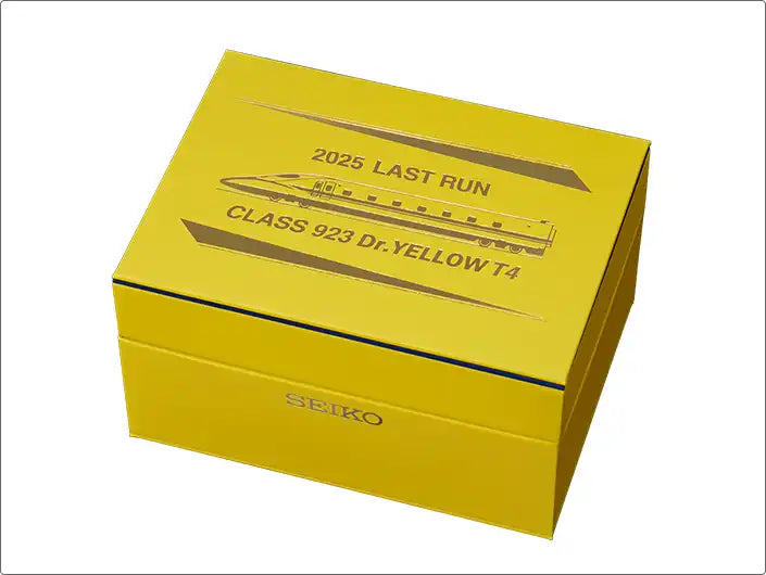 Seiko Class 923 Doctor Yellow T4 Shinkansen Retirement Commemorative Memorial Wristwatch Limited Edition - The Japanese Factory