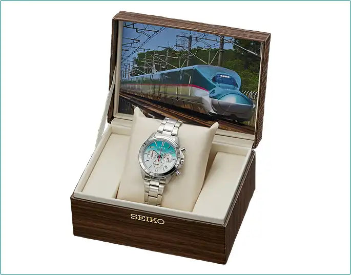 Seiko E5 Series Hayabusa Shinkansen 10th Anniversary Watch Limited Edition - The Japanese Factory