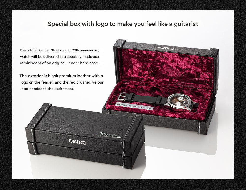 Seiko Fender Stratocaster 70th Anniversary Official Watch Limited Edition - The Japanese Factory