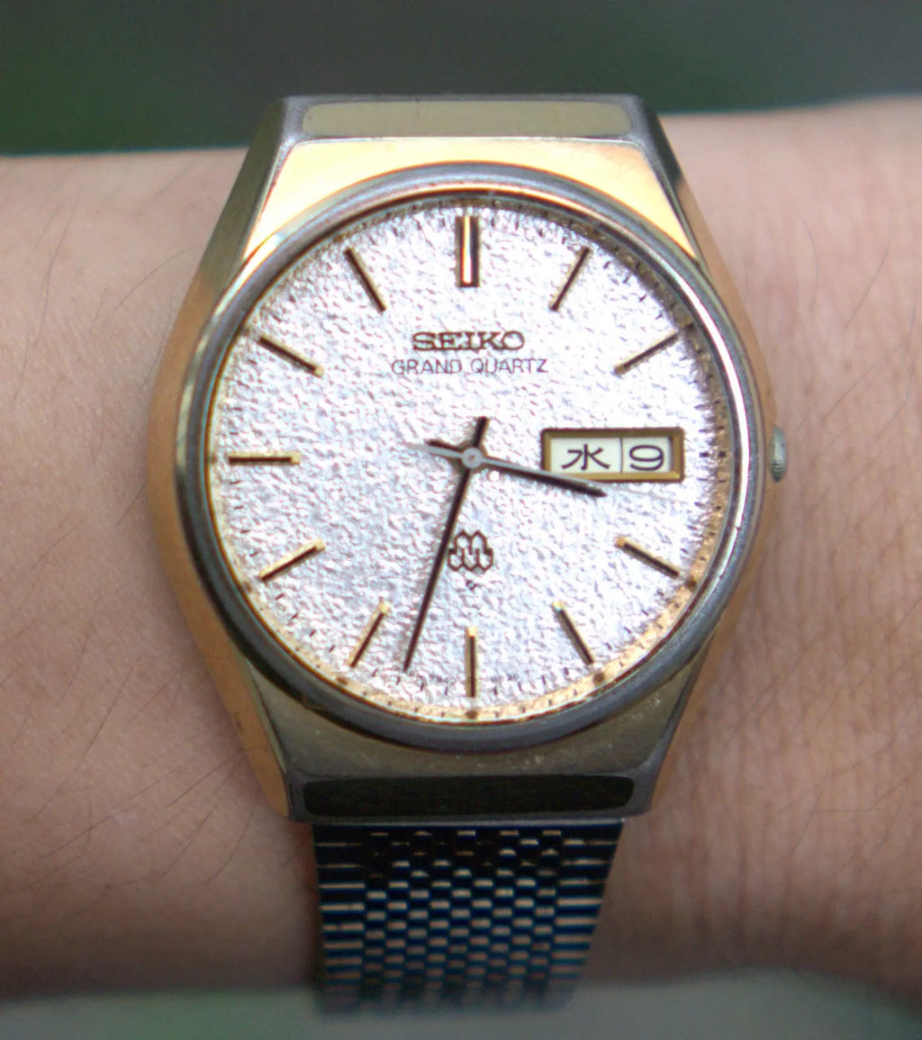 Seiko Grand Quartz 9943-8020 Vintage Japanese Men's Wristwatch - The Japanese Factory