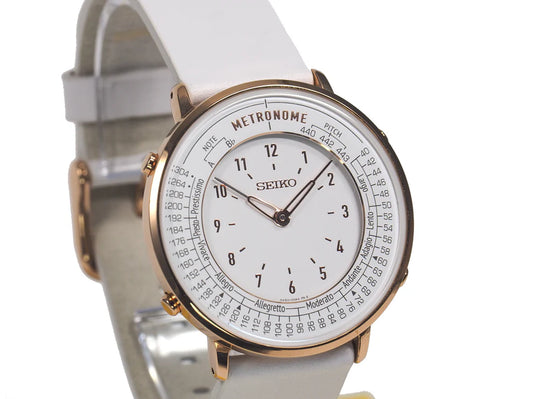 Seiko Metronome Watch SMW002A Standard Line (White) - The Japanese Factory