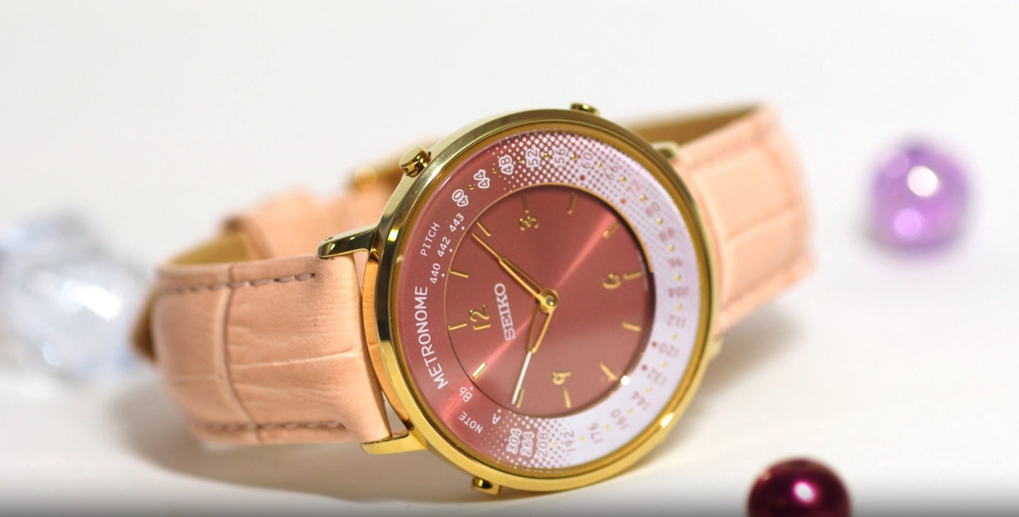Seiko Metronome Watch SMW002BP Casual Up Style (Pink) Limited Edition - The Japanese Factory