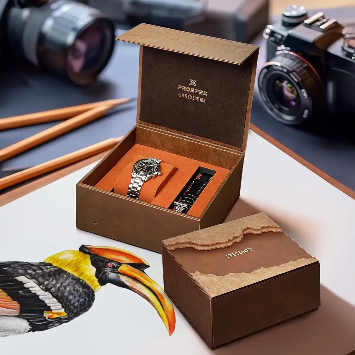 Seiko Prospex Land Alpinist GMT Hornbill SPB493J1 Asia Limited Edition Men's Wristwatch - The Japanese Factory