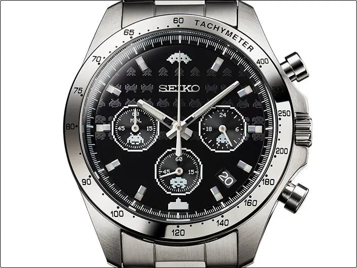 Seiko Space Invaders 45th Anniversary Men's Wristwatch - The Japanese Factory