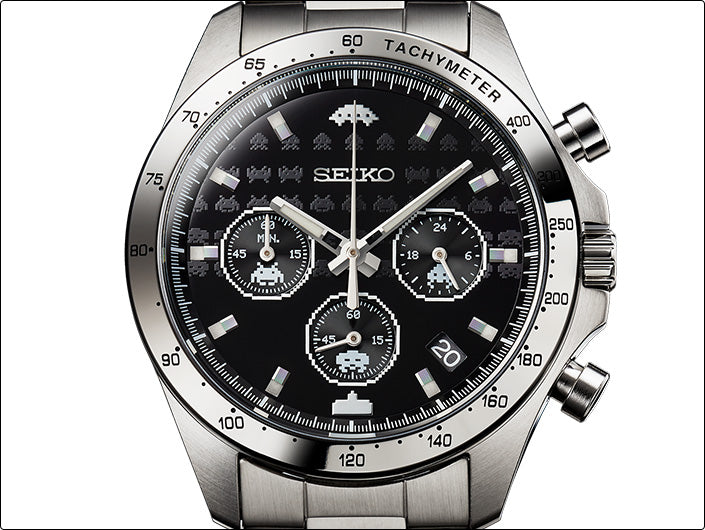 Seiko Space Invaders 45th Anniversary Men's Wristwatch - The Japanese Factory