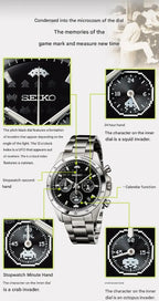 Seiko Space Invaders 45th Anniversary Men's Wristwatch - The Japanese Factory