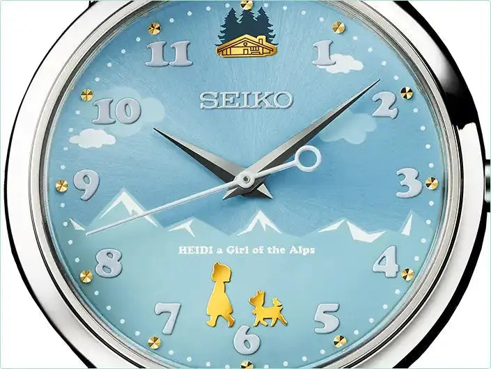 Seiko x Heidi, Girl of the Alps Official 50th Anniversary Anime Collaboration Watch with Music Box Limited Edition - The Japanese Factory