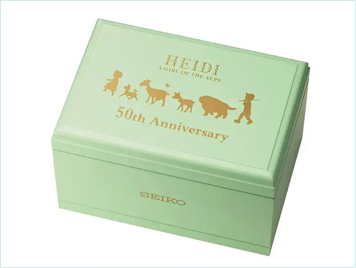 Seiko x Heidi, Girl of the Alps Official 50th Anniversary Anime Collaboration Watch with Music Box Limited Edition - The Japanese Factory