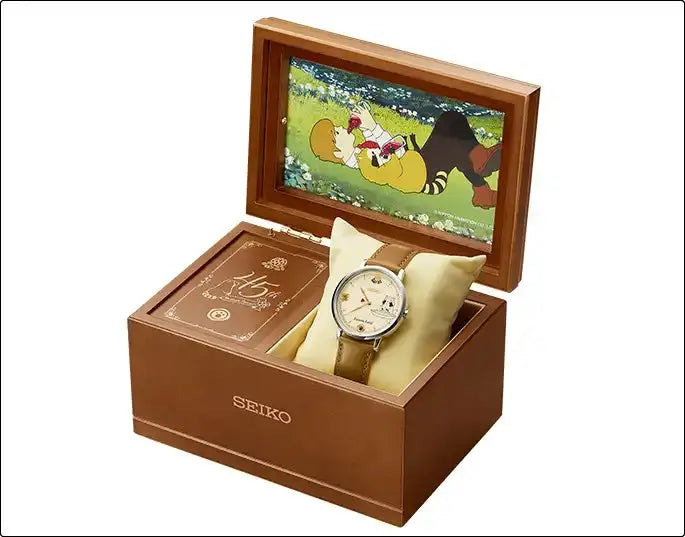 Japanese Anime Raccoon Rascal Seiko x Rascal the Raccoon 45th Anniversary Anime Collaboration Watch ...