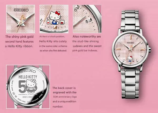 Seiko x Sanrio Hello Kitty 50th Anniversary Limited Edition