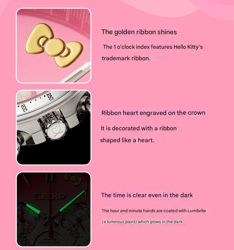 Seiko x Sanrio Hello Kitty 50th Anniversary Shinkansen Limited Edition Watch - The Japanese Factory