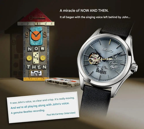 Seiko x Beatles NOW AND THEN Mechanical Watch Limited Edition 