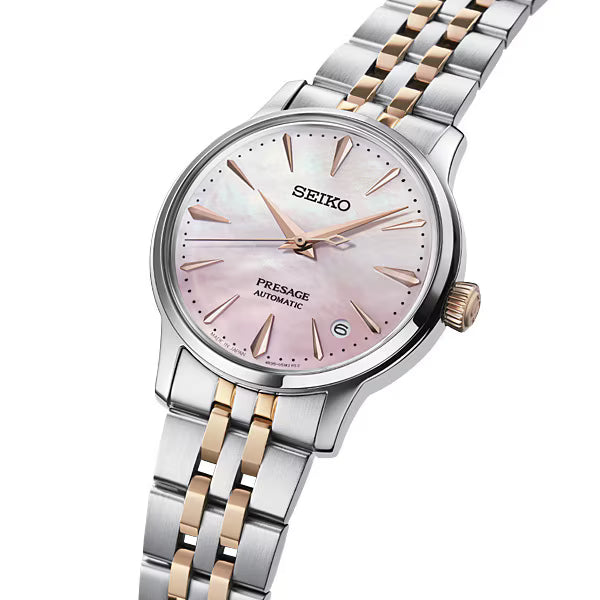 Seiko Presage Cocktail Time Limited Edition Mechanical Women's Metal Band Watch [SARY270]