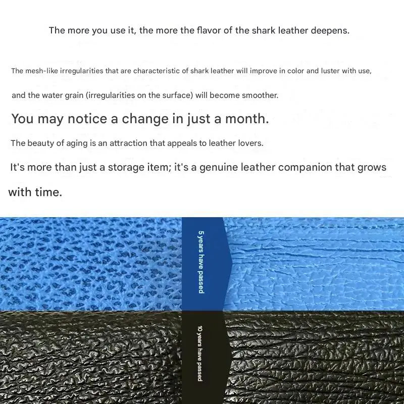 Shark Leather Watch Case - The Japanese Factory