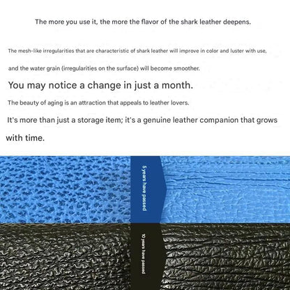 Shark Leather Watch Case - The Japanese Factory