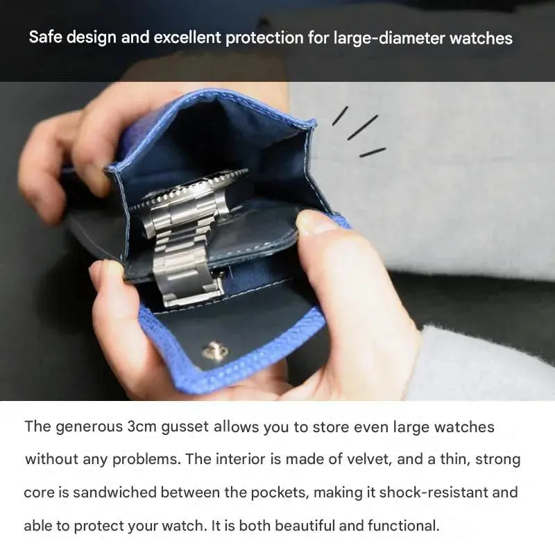 Shark Leather Watch Case - The Japanese Factory