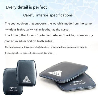 Shark Leather Watch Case - The Japanese Factory