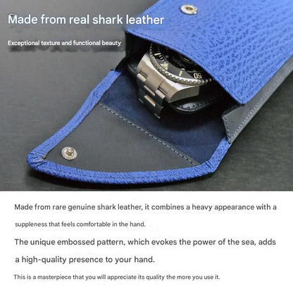 Shark Leather Watch Case - The Japanese Factory