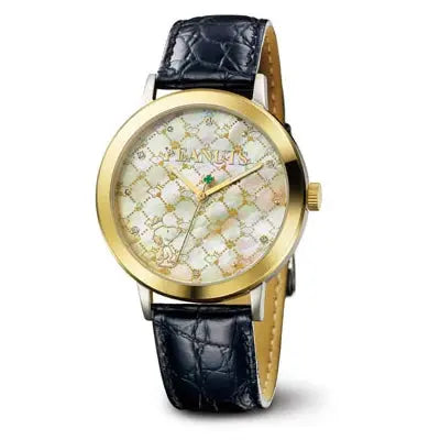 Snoopy Happy ♪ Monogram Official Wristwatch with Diamonds IEI