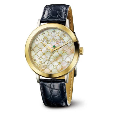 Snoopy Happy ♪ Monogram Official Wristwatch with Diamonds