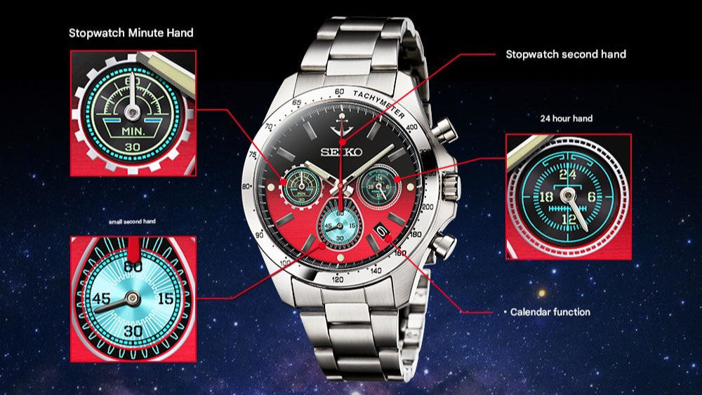 Space Battleship Yamato 50th Anniversary Seiko Collaboration Watch - The Japanese Factory
