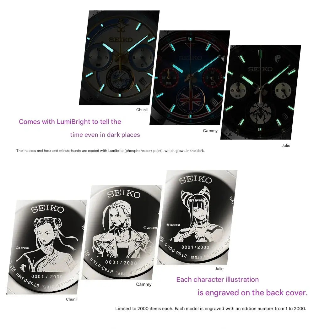 Street Fighter 6 x Seiko Collaboration Watch Limited Edition - The Japanese Factory