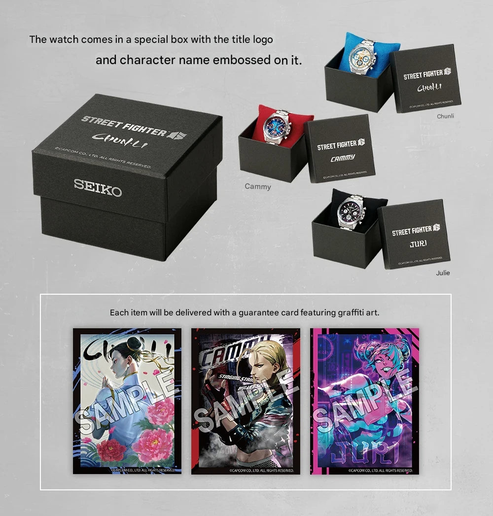 Street Fighter 6 x Seiko Collaboration Watch Limited Edition - The Japanese Factory