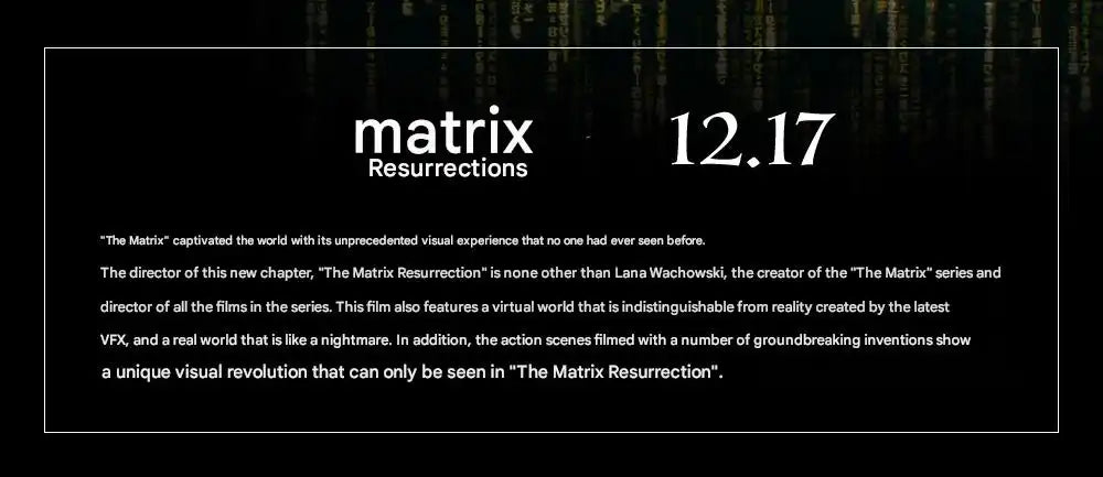 The Matrix Resurrections Awakening Chronograph Limited Edition Watch - The Japanese Factory