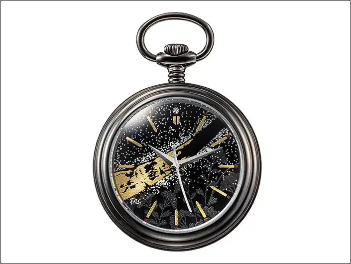 Touken Ranbu -ONLINE- Kanazawa Kaga Makie Traditional Japanese Lacquerware Pocket Watch Premico