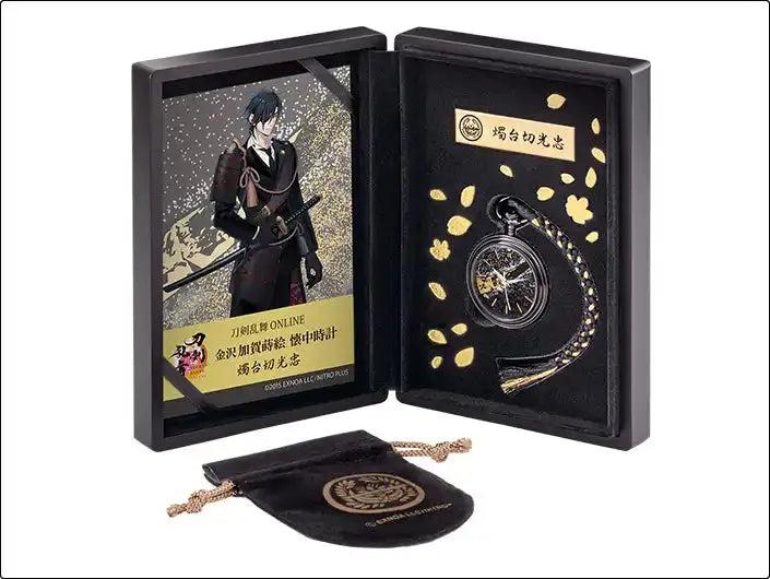 Touken Ranbu -ONLINE- Kanazawa Kaga Makie Traditional Japanese Lacquerware Pocket Watch Premico