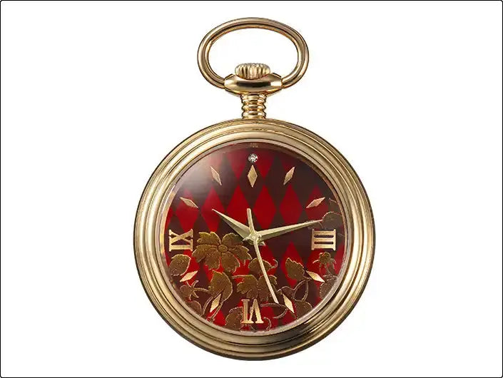 Touken Ranbu -ONLINE- Kanazawa Kaga Makie Traditional Japanese Lacquerware Pocket Watch Premico