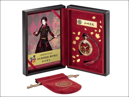 Touken Ranbu -ONLINE- Kanazawa Kaga Makie Traditional Japanese Lacquerware Pocket Watch