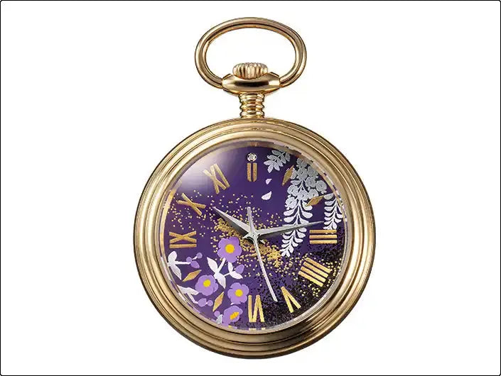 Touken Ranbu -ONLINE- Kanazawa Kaga Makie Traditional Japanese Lacquerware Pocket Watch Premico