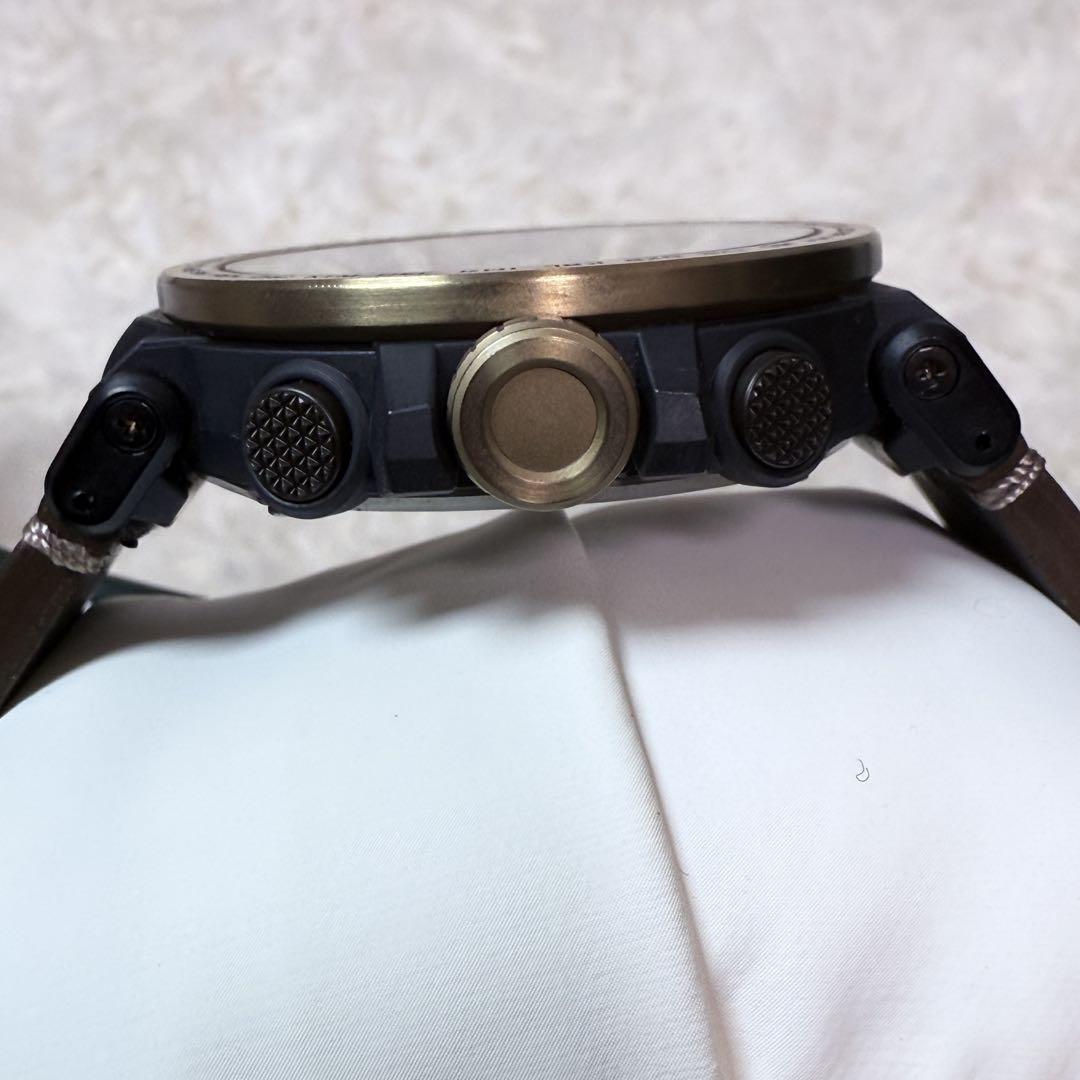 Used Casio Pro Trek PRG-600YL-5 watch with new strap