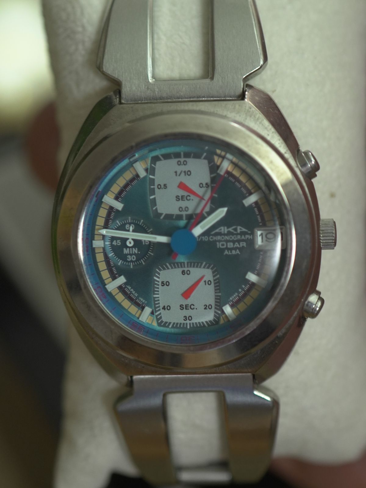 Used Vintage Seiko Alba AKA V657-6030 Chronograph Quartz Date Watch - The Japanese Factory