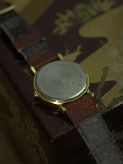 Used Vintage Seiko Alba Mickey Mouse Moonphase V535-6A10 Wristwatch - The Japanese Factory